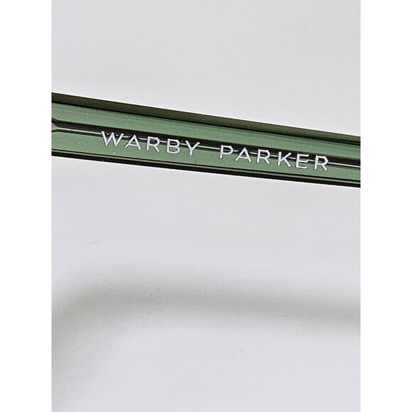 Warby Parker Wright M 712 Clear Green Eyeglasses Frame 51-19-140 FRAMES ONLY - Picture 15 of 16